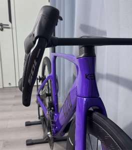 Bicicleta de Carretera KOZO de 24 Velocidades, Fibra de Carbono, Frenos de Disco Hidráulicos <span class=keywords><strong>SHIMANO</strong></span> UT DI2, Ligera, para Carreras, OEM - Product Image 5