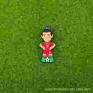 Nuevo Estilo Transfronterizo: Colgante de Muñeco para Llavero, Decoración Colgante de Estrella de Fútbol de Dibujos Animados, Regalo - Product Image 4