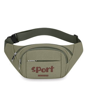 Riñonera Deportiva de Lona Transpirable, Moderna y Portátil para Hombre, con Múltiples Compartimentos y Cierre de Cordón, Venta al Por Mayor - Product Image 2
