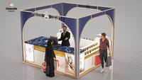 Vitrines de présentation de parfums personnalisées, élégantes, en bois, métal et verre, écologiques, luxueuses, modernes, éclairées par LED, durables, faciles à nettoyer, pour la vente au détail de produits de beauté