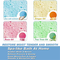 Bombes de bain pour les pieds naturelles faites à la main, lot de 12, avec sel de bain et huile essentielle pour détendre, adoucir et hydrater les pieds secs et fatigués