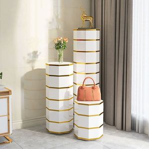 Rotating Shoe <b>Cabinet</b> Simple Space Saving Round <b>Storage</b> Rack For <b>Small</b> Apartments Home Use - Product Image 1