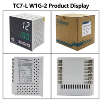 Contrôleur de température PID LED ODM TC7 W1G-2 avec entrée K/E/PT100, contrôle programmable 32 segments, thermostat industriel pour four