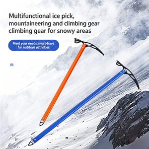 Hachas de <span class=keywords><strong>Escalada</strong></span> y Herramientas de <span class=keywords><strong>Escalada</strong></span> GANYU Portátiles de Acero al Carbono con Logotipo Personalizado para Tiendas de Equipo de Exterior, con Bolsa de Transporte, Venta al Por Mayor - Product Image 5