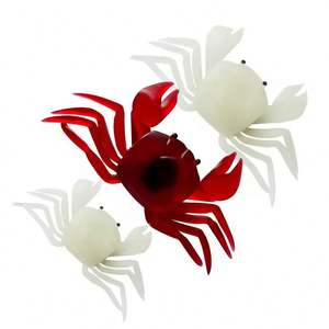 Señuelo <span class=keywords><strong>de</strong></span> cangrejo <span class=keywords><strong>de</strong></span> 10,5 cm y 14cm, simulación 3D Artificial, cebo suave <span class=keywords><strong>de</strong></span> goma <span class=keywords><strong>de</strong></span> silicona <span class=keywords><strong>de</strong></span> PVC, Señuelos <span class=keywords><strong>de</strong></span> Pesca <span class=keywords><strong>de</strong></span> cangrejo rojo - Product Image 1