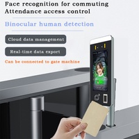 Sistema de Control de Acceso con Reconocimiento Facial Basado en la Nube Tendcent TM81-P, Terminal de Control de Asistencia con Huella Dactilar y Pantalla LCD