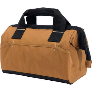 Sac de rangement pour outils à double niveau en polyester résistant à l'eau, style nouveau, poids moyen, 13 pouces, 15 poches, brun <span class=keywords><strong>Carhartt</strong></span> - Product Image 1