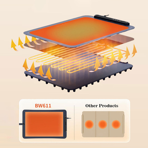 Voedselveilige flexibele siliconen nanomateriaal voedselverwarmingsplaat elektrische voedselverwarmer voor buffetten, feesten, dagelijks gebruik - Product Image 6
