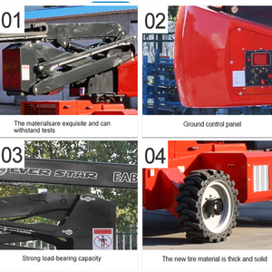 Portable Hydraulic Trailer Man <b>Lift</b> Platform Towable Boom <b>Lift</b> with Cherry Picker Basket for High Altitude Maintenance - Product Image 5