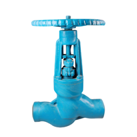 Vanne à boisseau sphérique haute pression en acier forgé J61Y pour centrales électriques, contrôle de la vapeur, de l'eau et de l'huile, vanne à boisseau sphérique soudée bout à bout haute température