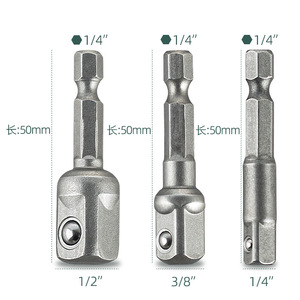 <b>Socket</b> Adapter Joint 1/2 1/4 3/8 Square Drive Ball Hex Carbon Steel Chrome Plated Automotive Repair - Product Image 3