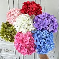 Lot de 90 fleurs artificielles d'hortensia en soie réalistes, toucher doux et naturel, pour décoration murale de mariage et arrangements événementiels