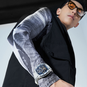 Bonest Gatti logotipo personalizado moda impermeable para hombre muñequeras de lujo Tourbillon relojes de pulsera mecánicos automáticos - Product Image 6