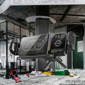 Soporte de Teléfono para Automóvil Universal, Retráctil Automático, Giratorio, Inalámbrico, con Cargador Incluido para Todos los Móviles - Product Image 3