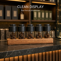 Maywaksy Pot en verre sous vide de 150 ml, récipient hermétique pour le stockage