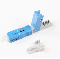 Connecteur rapide SC/APC à fibre optique vert simple pour câble de branchement FTTH intérieur ZS-N712
