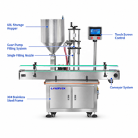 Petite machine de remplissage automatique à grande vitesse à 1 tête pour bouteilles de boissons liquides, de jus de fruits et de jus de pastèque