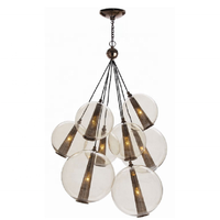 Canada Art Creative Bulle Boule de Verre Clair Plafonnier Moderne Contemporain Lustre Suspendu Vintage Lampe Américaine