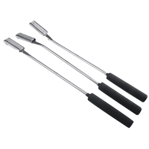 Juego de Raspadores Dentales Equinos de Acero Inoxidable de Alta Calidad, Reutilizables, Grandes, 3 Piezas Rectas, Herramientas Veterinarias para Odontología Equina - Product Image 1