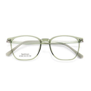 กรอบแว่นตาแฟชั่น รุ่น 61009 ทรงสี่เหลี่ยมเต็มกรอบ วัสดุเรซิ่น สำหรับทุกเพศ เป็นมิตรต่อสิ่งแวดล้อม - Product Image 1