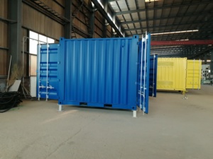 Nhà Cung Cấp Trung Quốc 10 Feet <span class=keywords><strong>Side</strong></span> Mở <span class=keywords><strong>Container</strong></span> Màu Xanh Lưu Trữ Vận Chuyển <span class=keywords><strong>Container</strong></span> Để Bán - Product Image 5