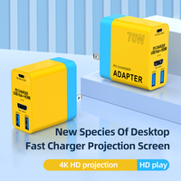 Nouveau chargeur USB C GaN 70W avec hub USB3.0 et extension d'écran HD 4K 60HZ, chargeur mural PD, adaptateur multifonction pour ordinateur portable