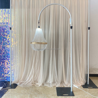 BJ240018-22 Acrylique Cristal Lustre LED Lampe Mariages Décoration Passerelle Stand Pilier Route Plomb Mariage Lumières Passerelle