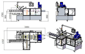 Tự động Poker thẻ máy đóng gói Trò chơi thẻ hộp cartoning máy chơi thẻ hộp máy đóng gói - Product Image 6