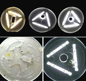 Plafonnier monté par surface de led acrylique salon éclairage de plafond blanc maison plafonnier <span class=keywords><strong>Projet</strong></span> fonds 24W - Product Image 6