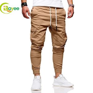 Vente en gros automne 6 poches Cargo Pants Fitness Pantalons de survêtement Hommes Cargo Jogger <span class=keywords><strong>Pantalon</strong></span> <span class=keywords><strong>avec</strong></span> poches latérales - Product Image 3