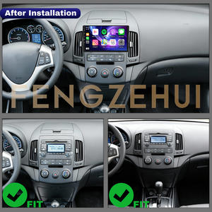 Radio Multimedia para Auto con Android Carplay 2DIN para <span class=keywords><strong>Hyundai</strong></span> <span class=keywords><strong>I30</strong></span> Manual 2006-2011, Pantalla Táctil de 9 Pulgadas con Android Auto, GPS y Conexión USB - Product Image 2