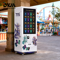 Distributeur automatique de cartes à collectionner DKM TCG, écran tactile 43 pouces, paiement sans espèces pour les packs de boosters, cartes sportives et cartes de collection