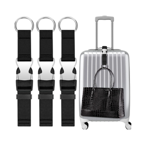 Pegangan tali koper kustom, jaket tugas berat dengan gesper, tali perjalanan, tali koper dapat disetel - Product Image 1