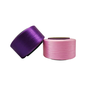 超亮100% 涤纶长丝FDY高韧性150 300D涂料染色刺绣扭线颜色 - Product Image 3