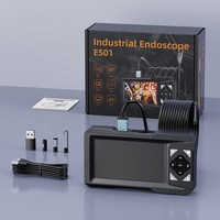 Endoscope industriel Microlong ES01 avec écran IPS de 4,3 pouces, caméra boroscope 1920P [Photo/Vidéo], étanche IP67, 6 lumières LED, 16,5 pieds