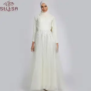Hotsale Ren Cô Gái Dresses Phụ Nữ Thanh Lịch Muslimah Quần Áo Tuyệt Đẹp Hijabs Hồi Giáo New Abaya