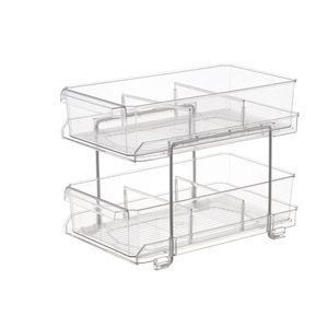 Factory Outlet Sink Organizer with Dividers Drawers Multi-Purpose Slide-Out Storage Container Storage Tray Cabinet Bins