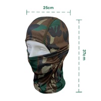 Masque de protection solaire tactique léger en Spandex/Polyester imprimé sérigraphié pour le cyclisme, coupe-vent, cagoule d'été