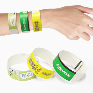 Bracelets de trèfle de mode bracelet en papier d'événement en plastique personnalisé pour la fête <span class=keywords><strong>zoom</strong></span> - Product Image 1