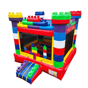 Castillo Hinchable Comercial Mega Jumper para Fiestas, Bloques <span class=keywords><strong>de</strong></span> Construcción, Brincolines Inflables para Niños, Ideal para Alquileres y <span class=keywords><strong>Negocios</strong></span> - Product Image 1