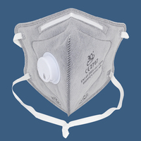 Masque anti-poussière de chantier FFP2 avec valve, pour la protection contre la poussière et les particules
