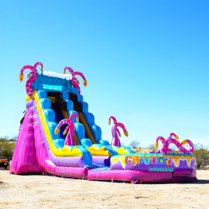 <span class=keywords><strong>2025</strong></span> thiết kế mới thương mại PVC trượt nước <span class=keywords><strong>Inflatable</strong></span> lớn đá cẩm thạch màu sắc với hồ bơi phong cách mới <span class=keywords><strong>Inflatable</strong></span> lâu đài - Product Image 1