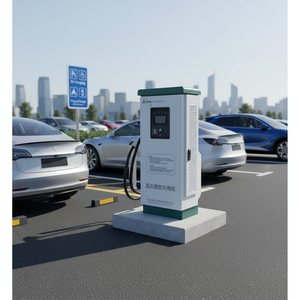 Nouveau chargeur rapide pour véhicules électriques DC 80 kW |   200-1000 V jusqu'à 200 A |   OCPP 1.6 |   Double pistolet en option |   IP54 |   Ethernet/4G |   HMI 7 pouces - Product Image 1