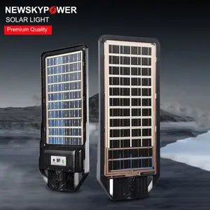 निर्माता लक्जरी सौर स्ट्रीट लाइट 50w 400w डबल टेम्पर्ड ग्लास ip68 उच्च लुमेन लगातार एक बाहरी प्रकाश में लगातार उच्च स्तर पर