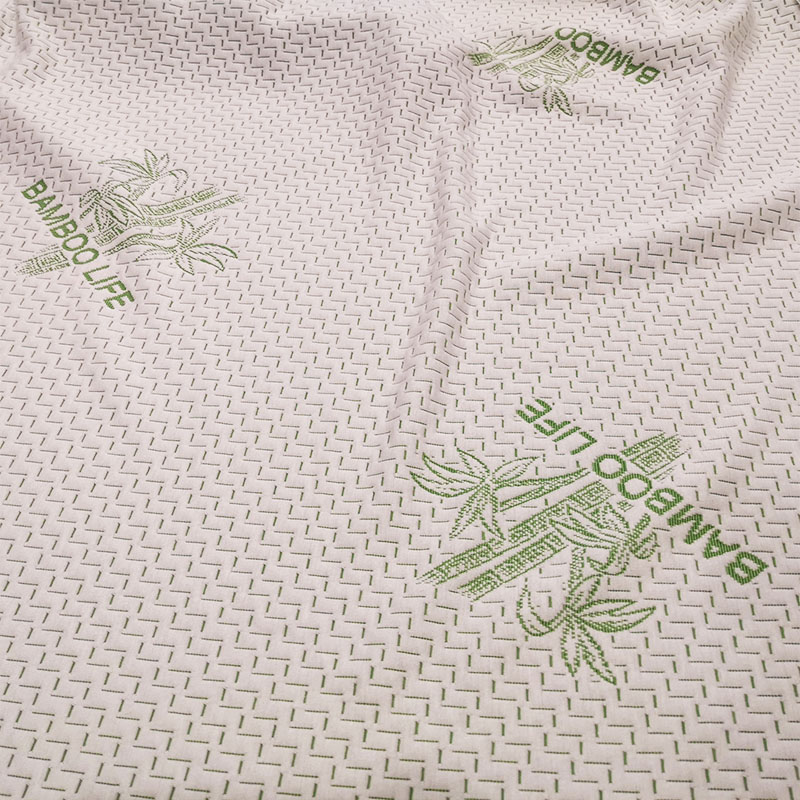 Hot Sale Bamboo Material Jacquard Knitted Aloe Vera Mattress Fabrics Bamboo Pattern Fabric