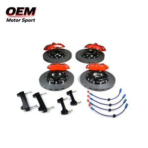 ชุดเบรกคาร์บอนเซรามิก OEM Motor Sport สีแดง รุ่น GT6 & GT4 พร้อมจานเบรกประสิทธิภาพสูงสำหรับ Audi Q8/R8/S3/S4/RS4 - Product Image 2