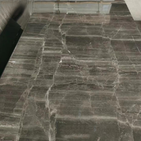 Panneau mural en PVC brillant effet marbre Runwood Amer, panneau mural UV pour salon