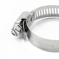 Colliers de serrage pour radiateur à vis réglables de type américain, en acier inoxydable, robustes