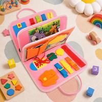 Keçe Sessiz Kitap Meşguliyet Kitabı, Yeni Yürümeye Başlayan Çocuklar İçin Montessori Erken Öğrenme Duyusal Aktivite Kitabı Eğitici Oyuncaklar Çocuklar İçin İnce Motor Becerileri Geliştirici