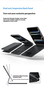 Galaxy Tab S9+（12.4インチ）新モデル用タブレットカバー＆ケースは、世代キーボードタブレットのテンキーと互換性があります。 - Product Image 5